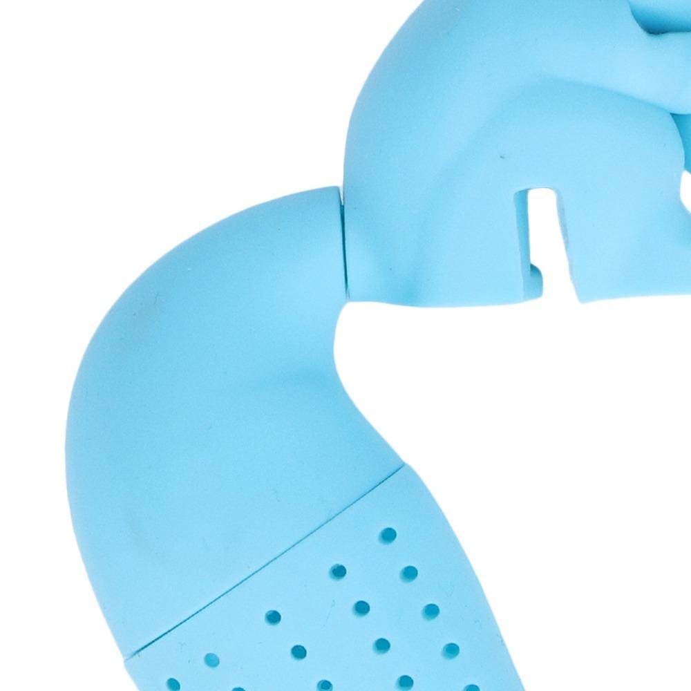 Food Grade Squirrel Tea Strainer Silicone Silicone Tea Strainer Squirrel Tea Filter  Tea Brewing синий