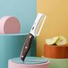 Stainless Steel Kitchen Peeler Multi-Function Kitchen-Specific Peeler For Slicing Fruit And Vegetables With Wooden Handle