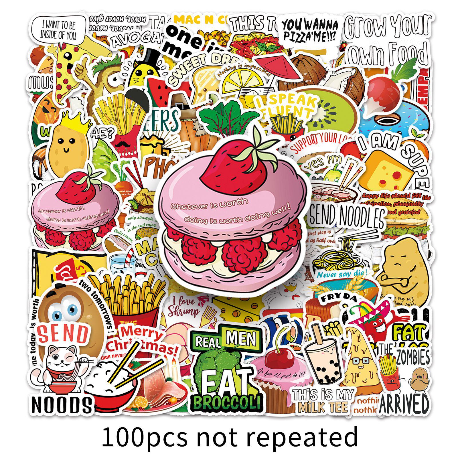 Vine Series Stickers: 100 Cute Cartoon Waterproof INS Style for Laptops & Journals