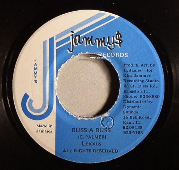 

7inch Record LEXXUS Buss A Buss NONE Jammys Records 1996 Jamaica Reggae Ska Dub Used