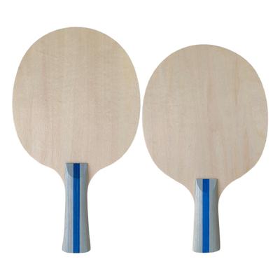 1PC Table Tennis Racket Base Plate Wood Short/Long Handle Beginners Table Tennis Racket Bottom Table Tennis Training Paddles
