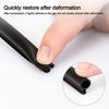 Rubber Weather Stripping White Black Doors Insulation Tape High Quality Window Soundproofing