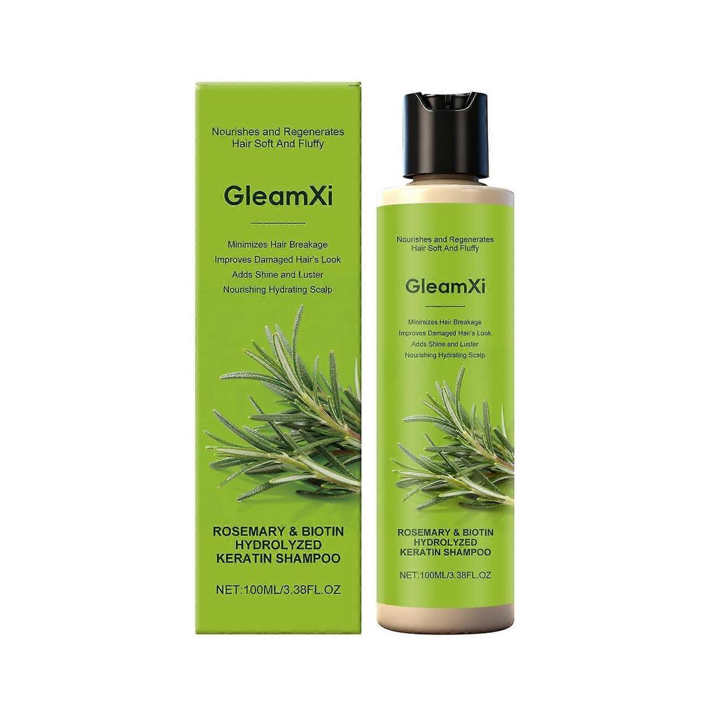 Gleamxi Rosemary Hair Care Shampoo - Cleanses Scalp, Adds Shine, Moisturizes, And Smooths Hair