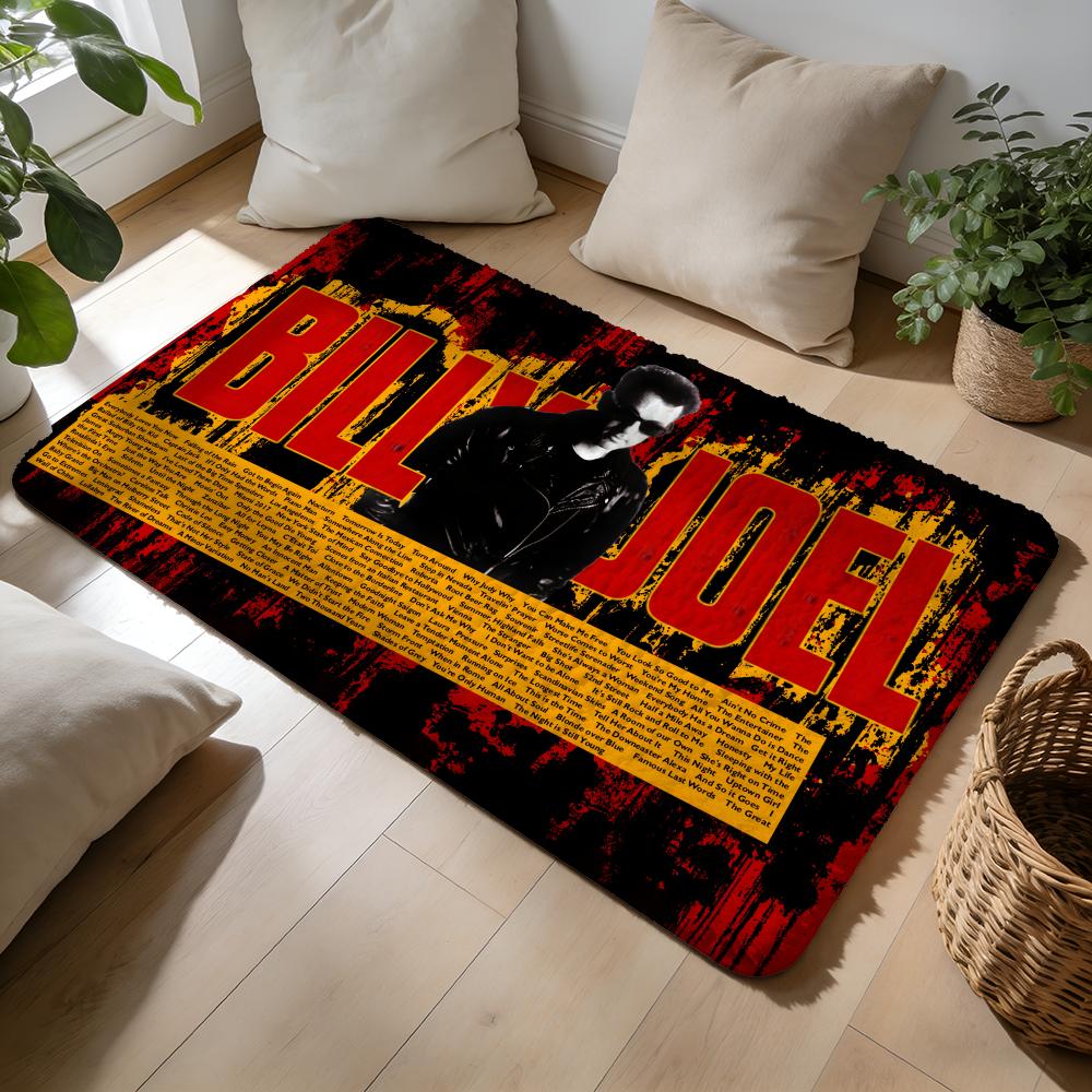 Famous SINGER BBilly Idol Floor Mat Soft Flannel Absorbent Mat Non-Slip Rug Home Bedroom Bathroom