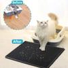 Cat Litter Mat with Gift Double Layer Waterproof Pet Litter Box Mat Non-slip Sand Cat Pad Washable Bed Mat Clean Pad Products