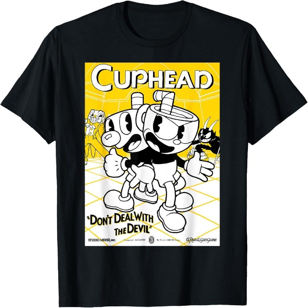 Cuphead Don t Deal With The Devil Poster T-Shirt S