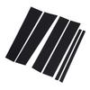6Pcs Pillar Post Cover Trim Mirrored Finish Weather Resistant Easy Installation Pillar Post Trim for   2004 to 2015