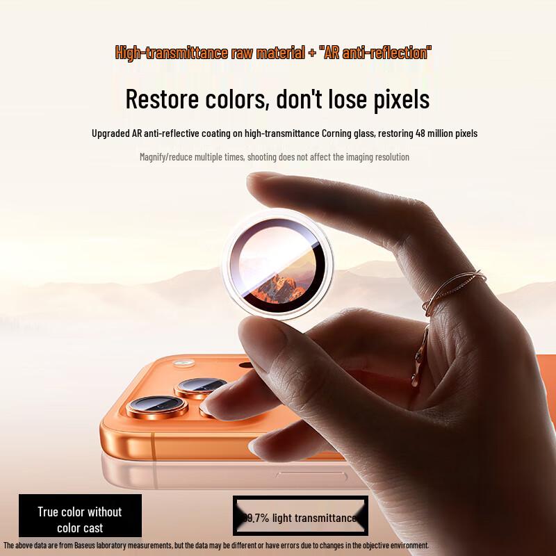 Baseus AR Verbesserter Corning Objektivschutz für iPhone
