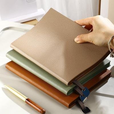PU Leather Cover Diary Book 100 Sheets Diary Agenda A5 Leather Notebook  Office Supplies