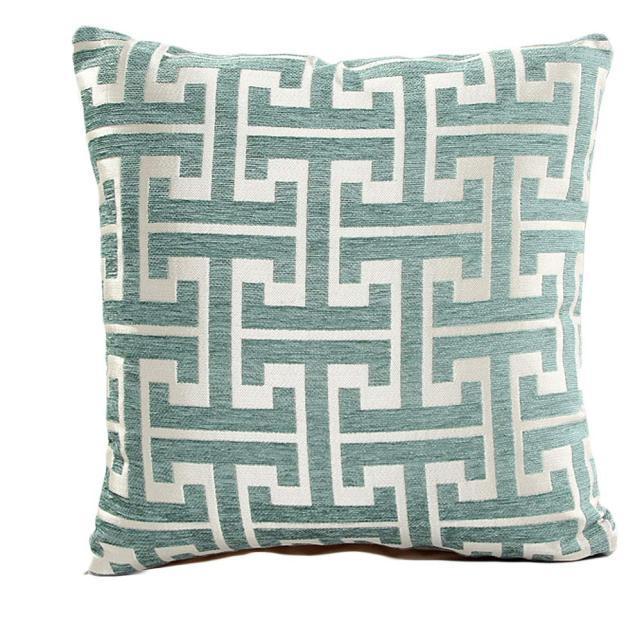 Square Pillow Cover Cushion Case Toss Pillowcase Hidden Zipper Closure