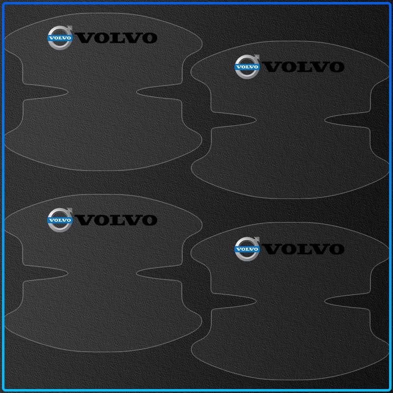 For Volvo Rdesign XC90 S60 XC60 V70 S80 S40 V50 V40 V60 C30 S70 8Pcs Transparent Car Door Handle Bowl Anti Scratch Protective Sticker