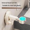 No-Drill Suction Cup Hair Dryer Holder and Storage Rack