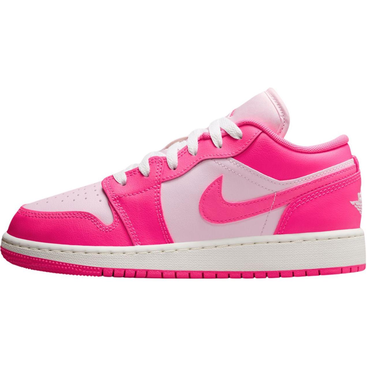 

New Jordan Air Jordan 1 Anti Slip Wear Resistant Low Top Kids Skateboarding Shoes Pink Teenagers 553560-661 39