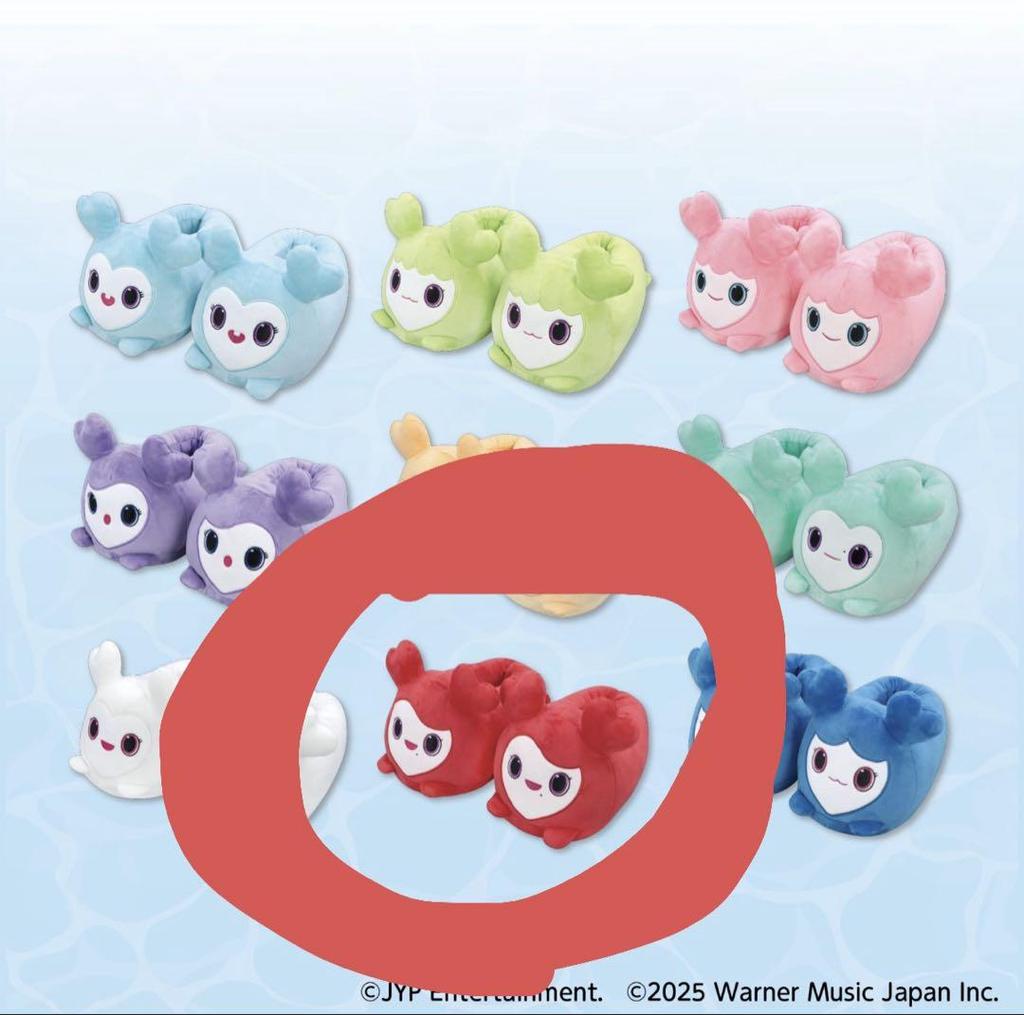 [USED] GIGO X TWICE Plush Slippers (Chaeyoung)