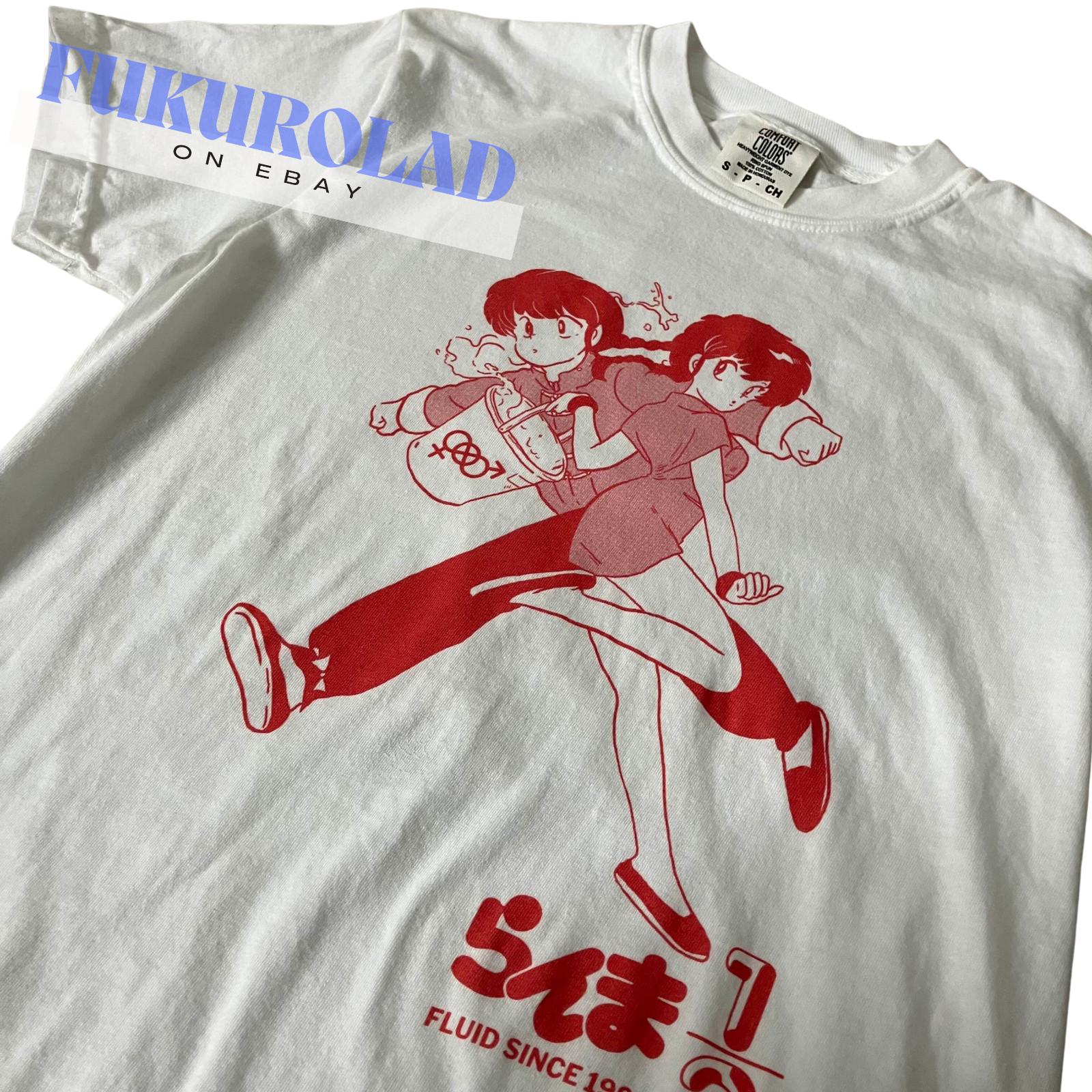 

RANMA 1/2 FLUID SINCE 1987 Anime Manga UNISEX T-Shirt Mens Womens Tees Top Tops Tee - GILDAN - quality print XL