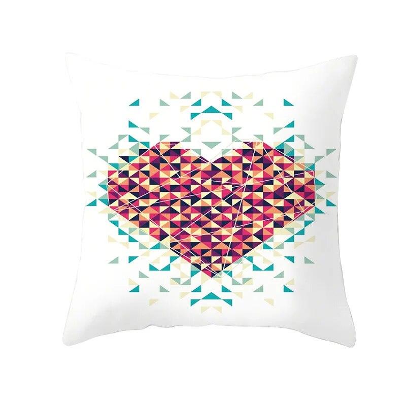 Happy Valentines Day LOVE Heart Față de pernă pentru cuplu Husă de pernă pentru canapea Husă de pernă pentru pat Husă de pernă Decor acasă Husă de pernă pentru mașină