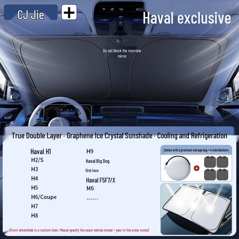 Car Windshield Sunshade Umbrella - Heat and Sun Blocker Visor Cover