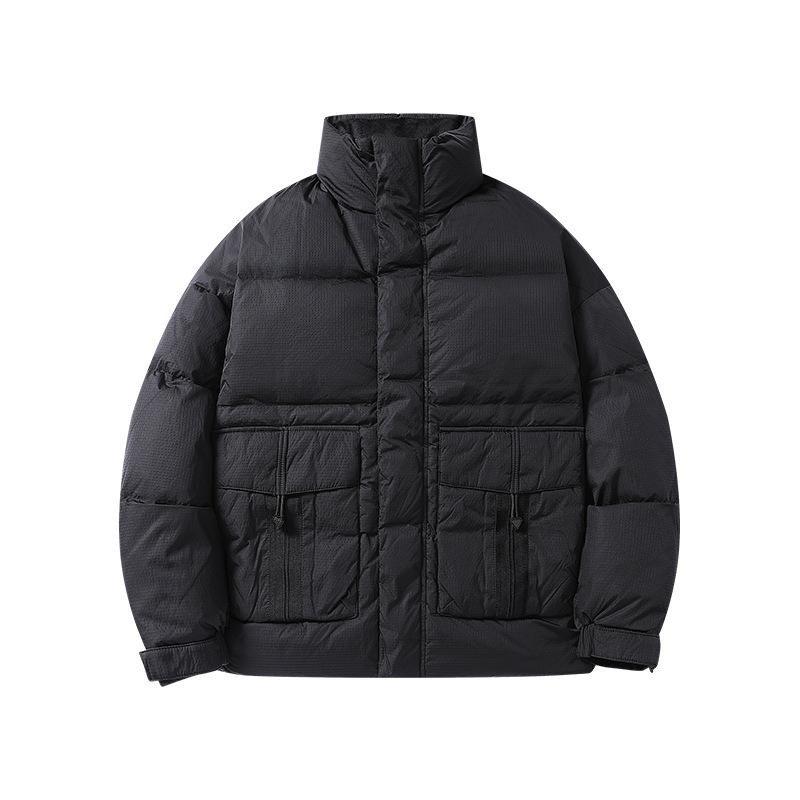 Men's Down Jacket Winter New Korean Style Warm Stand-up Collar Casual Jacket Fashionable Youth Versatile Trendy Bread Coat