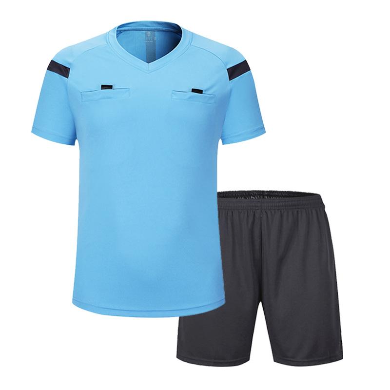 2024 Factory Price Cheap Soccer Referee Shirt Training Shirt Soccer Referee Uniform Set