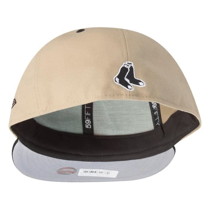Casquette Ajustée Neon Boston Red Sox Camel Beige - New Era - Sportswear