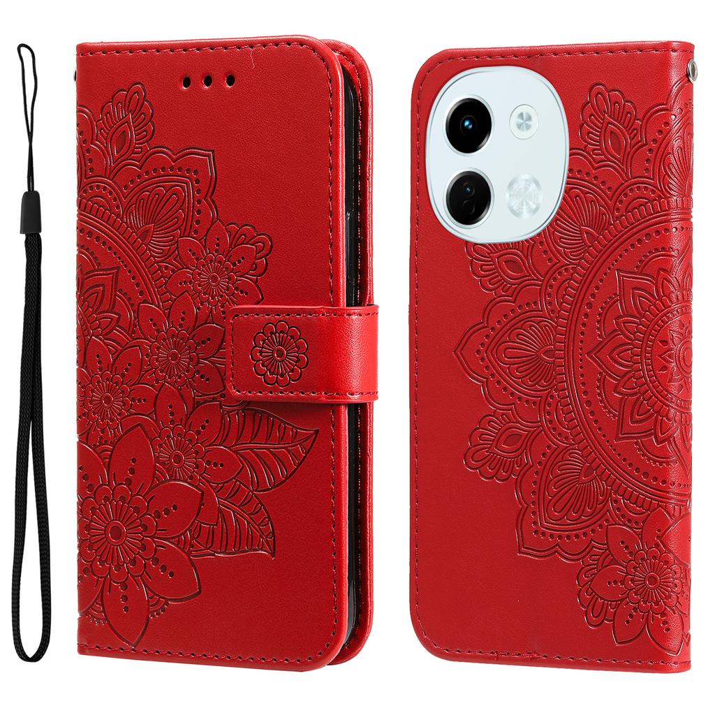 Para Capa TECNO Spark 30 5G/Pova 6 Neo 5G com Padrão Floral PU Couro Carteira Suporte Capa de Celular