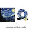 Starry Sky Oil Painting Print Square Scarf