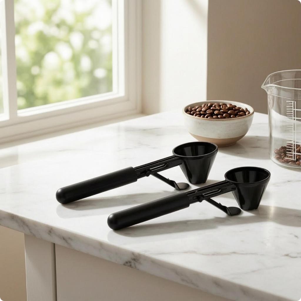 2 Pieces Mess Sliding Measurer Funnel | Compact Handheld Design, leak-resistant,
