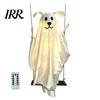 Durable Halloween Holiday Decor Hanging Ghost for Outdoor Decoration, Cute Flying Satin White Reusable Party Decorations Home, Tree, Porch,
