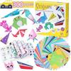 Eclet Neon Origami Paper 15 Cm X 15 Cm Pack Of 100 Sheets (10 Sheet X 10 Color) Fluorescent Color Both Side Coloured For