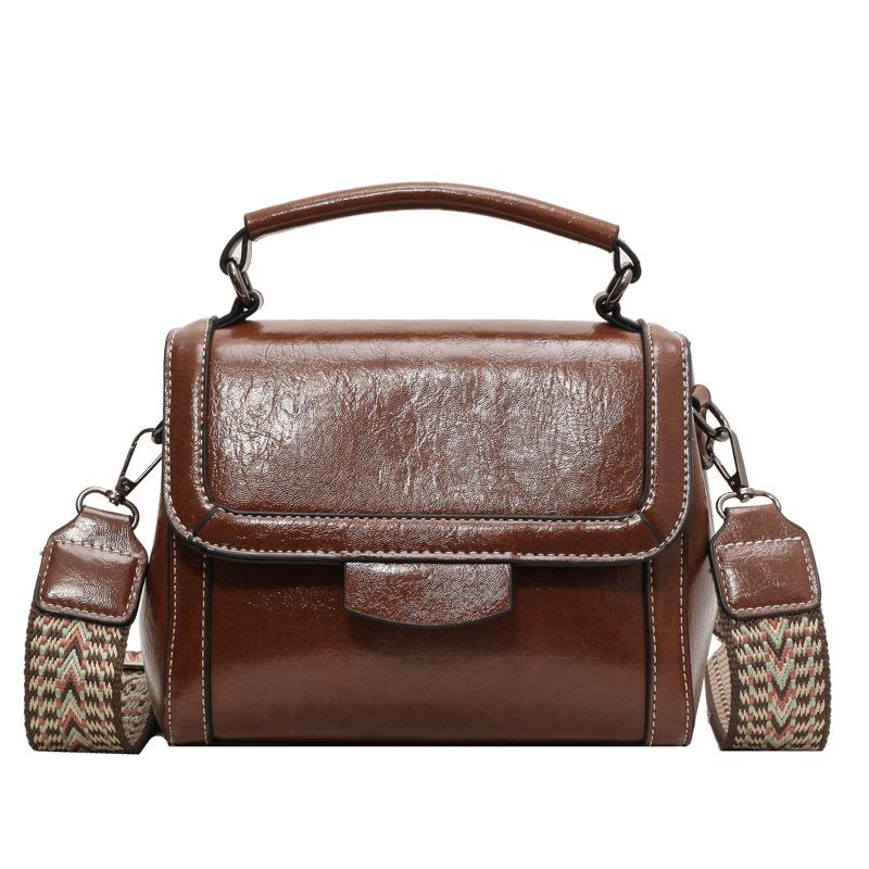 Bag Women's Texture Fashion Casual Handbag New Autumn and Winter Student Shoulder Crossbody Bag