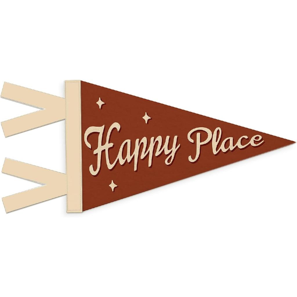 Boys Room Decor, Long Live Boyhood Wall Hanging Pennant Flag Banner, Preppy Neutral Beige Checkered Wall Decorations for Kids Boys Toddler Nursery