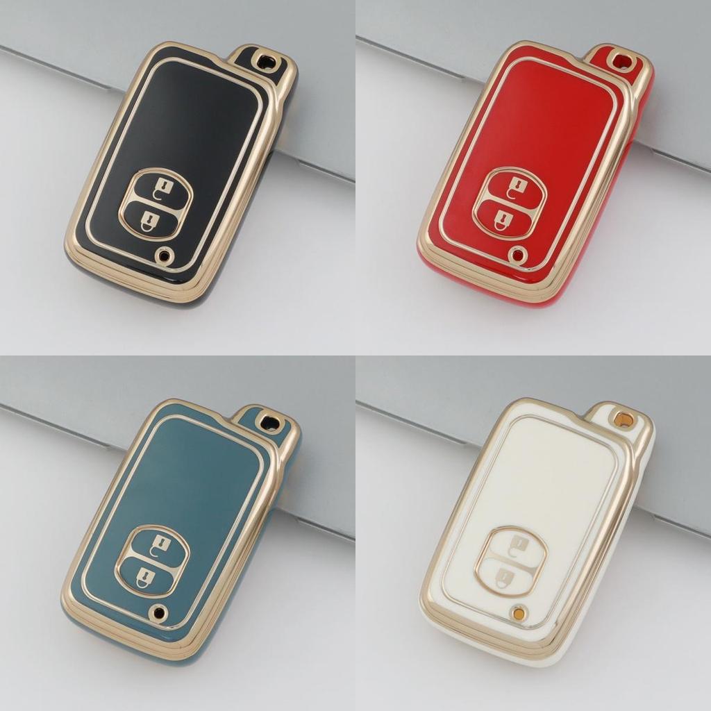 2 3 4 Buttons TPU Car Key Case for Toyota Aqua RAV4 Land Cruiser Camry Prado Corolla Prius Cover Keyless Remote Fob 2013 2014