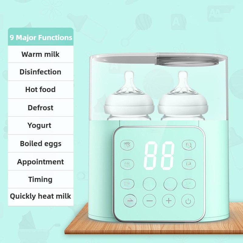 2-in-1 Bottle Sterilizer Household Baby Constant Temperature Dual Bottle Milk Warmer Multifunctional Milk Heater