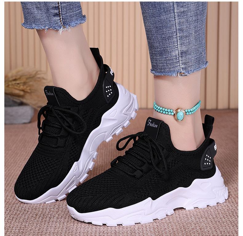 Fashion 2025 New Arrival Women's Chunky Sneakers Lightweight Soft Fashion Walking Shoes Breathable Tennis Shoes for Sport Gym Workout
