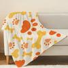 Pet-Themed Soft Flannel Fleece Throw Blanket – Non-Pilling, Warm & Cozy, All-Season, Ideal for Home, Halloween & Christmas