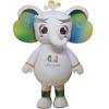 Custom Foam Carving Mascot Costume with Inflatable Headgear for Performances