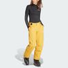 Adidas Xperior 2L Insulated Pants Solid Color Logo Outdoor Sports Straight Leg Ski Pants Women Pants Yellow IL9044