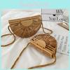 Woven Straw Bag For Women With Openwork Design Perfect For Beach And Casual Outings