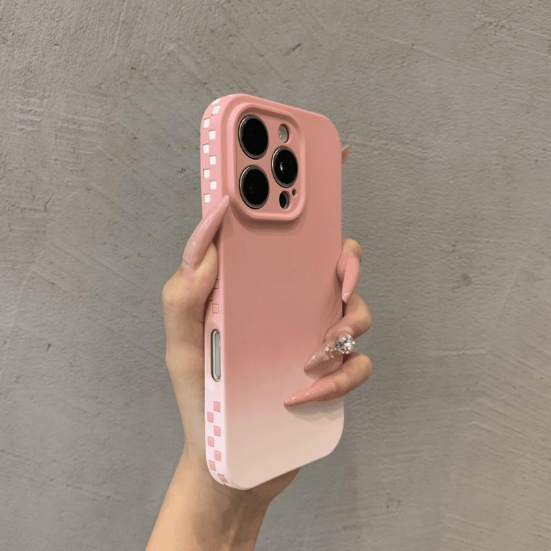 Luxury Liquid Silicone Gradient Color Phone Case For For Iphone 13 14 15 16 17 Pro Max Air Plus Soft Candy Bumper Cases Cover