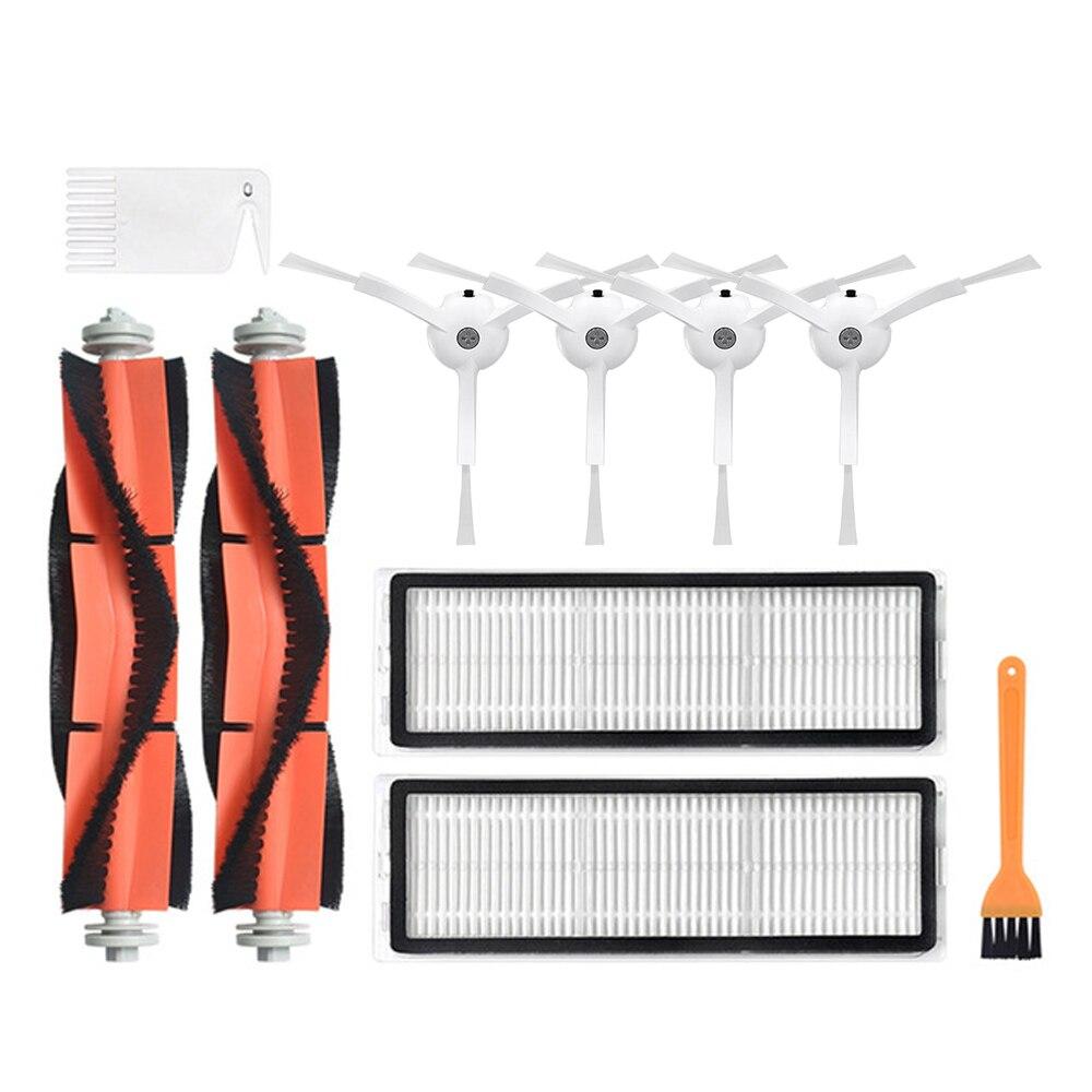 HEPA-filter + sidebørste + hovedbørste for Xiaomi MI Robotstøvsuger 2 Roborock S50 S51 støvsugerdeler, tilbehør