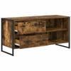 TV Stand Smoke Oak 100 x 36 x 49.5 cm Particleboard