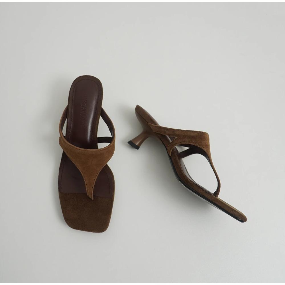 Summer Fashion Women Clip Toe Slippers Comfort Low Heel Slides Shoes Ladies Casual Dress Street Style Sandalis