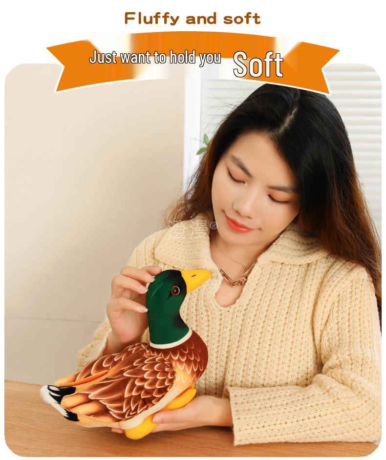 Mandarin Duck Plush Toy – Cute Cloth Doll Ornament for Kids' Birthday Gift