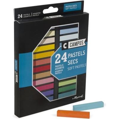CAMPUS Trockenpastelle, Schachtel mit 24 Farben