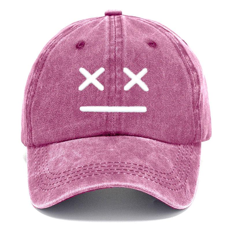 Gift Streetwear Urban Style Street Hop Hip Sport Outdoor Casual Hat Fashionable Trendy Vintage Neutral Gender Women  Men For Face Smiley Stitched