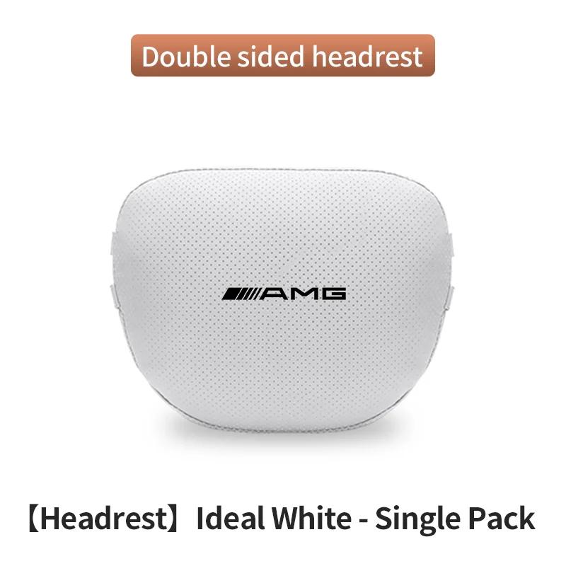 Car Sticker Car Headrest Neck Support Lumbar Rest Cushion Neck Pillow For Mercedes-Benz AMG A C E S V Class Sprinter GLC ML SLK
