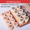 Brangdy Birch Wood Chinese Chess Set