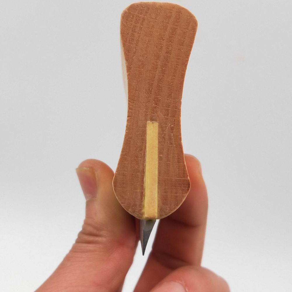 Wood Color Dog Hair Removal Comb Stainless Steel Horse Brush Multipurpose Pet Supplies