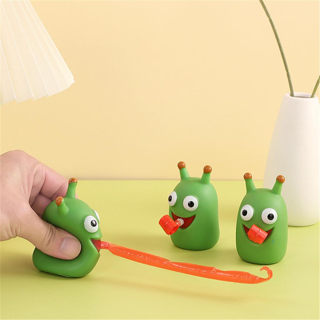 Funny Squeeze Toys Tongue Poping Out,Stress Relief Relieve Hand Fidget Toys,Sensory Therapy Toys for Stress Anxiety
