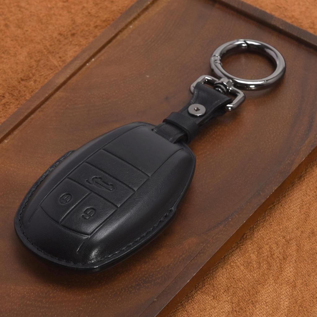 Handmade Genuine Leather Key Case for Bentley: Flying Spur, Bentayga, Continental GT, Mulsanne